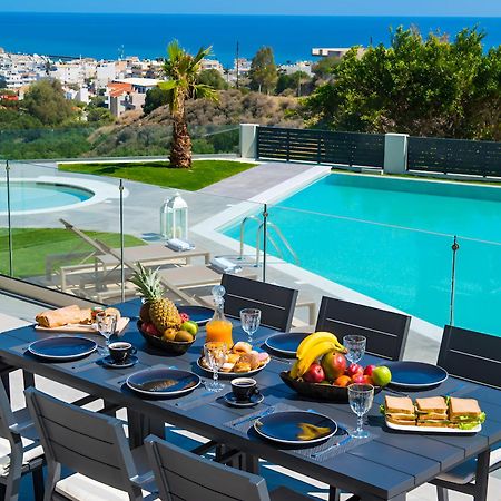Orama Luxury Villa 4 Bedrooms With Private Pool خيرسونِسوس المظهر الخارجي الصورة