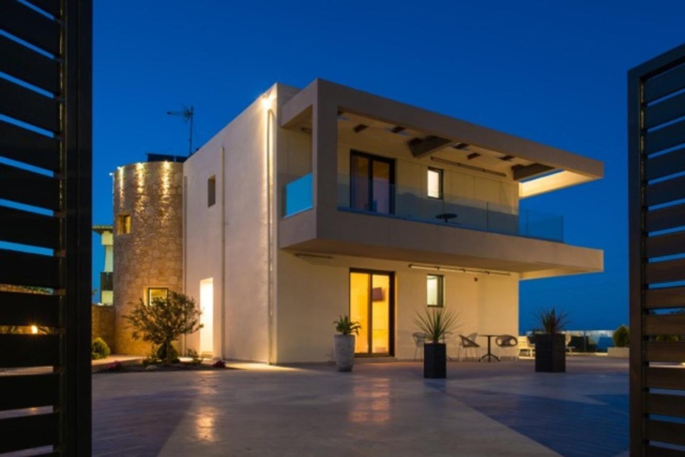 Orama Luxury Villa 4 Bedrooms With Private Pool خيرسونِسوس المظهر الخارجي الصورة