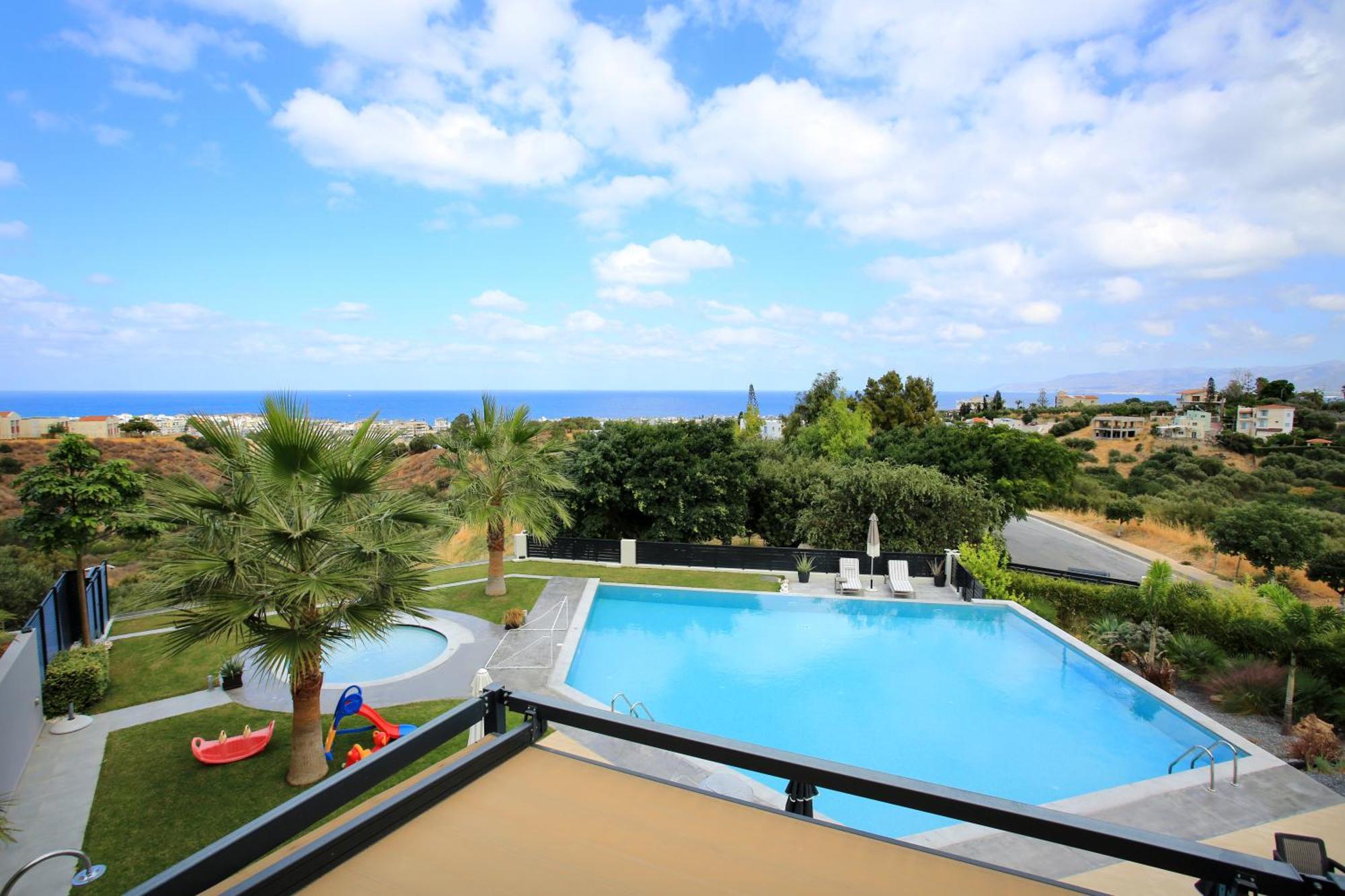 Orama Luxury Villa 4 Bedrooms With Private Pool خيرسونِسوس المظهر الخارجي الصورة