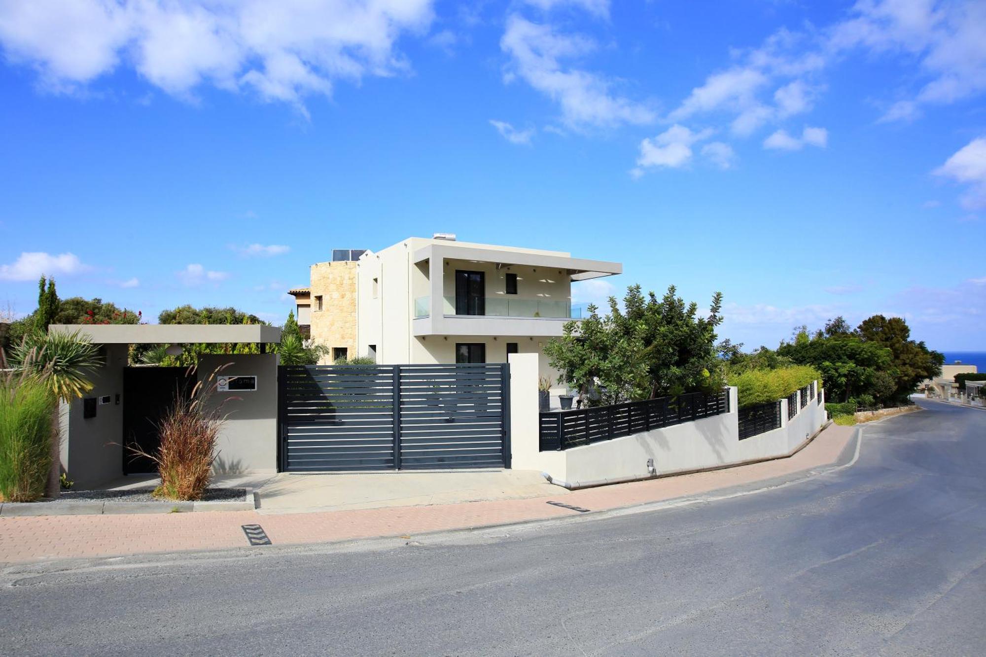 Orama Luxury Villa 4 Bedrooms With Private Pool خيرسونِسوس المظهر الخارجي الصورة